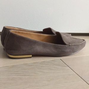 Jcrew Factory Suede Pointe Loafers, Size 6